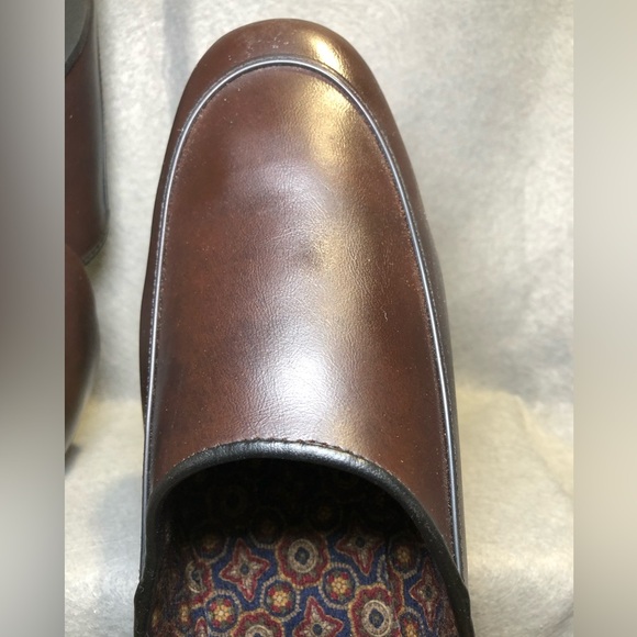 TOWNCRAFT MEN’S BROWN SLIPPERS, BRAND NEW, SIZE 11, MAN MADE MATERIALS - Picture 5 of 6